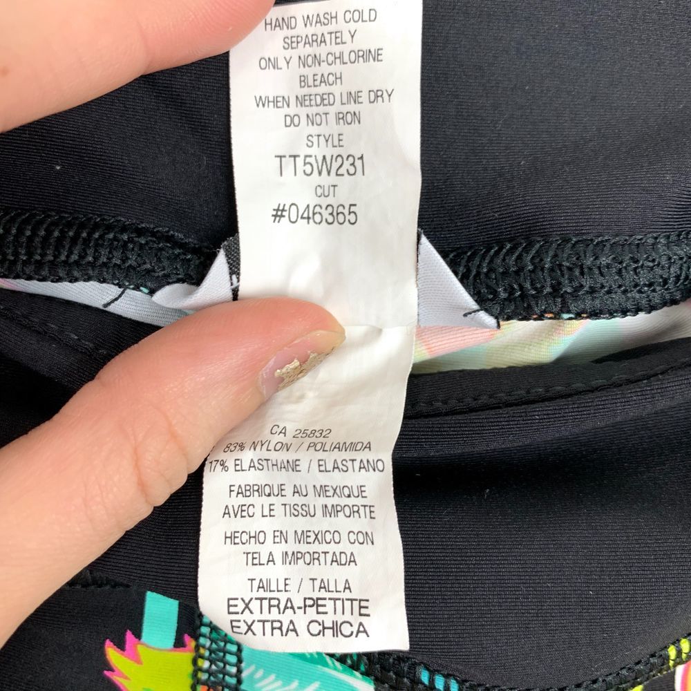 Trina Turk Tropical Print Capris Leggings Size XS - Picture 8 of 8